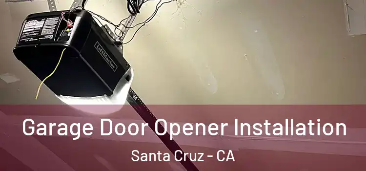  Garage Door Opener Installation Santa Cruz - CA